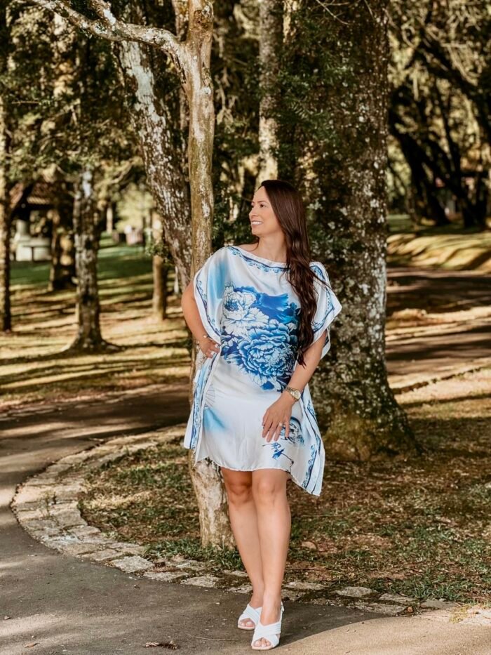 Flor de Inverno Kaftan Dress - Image 4