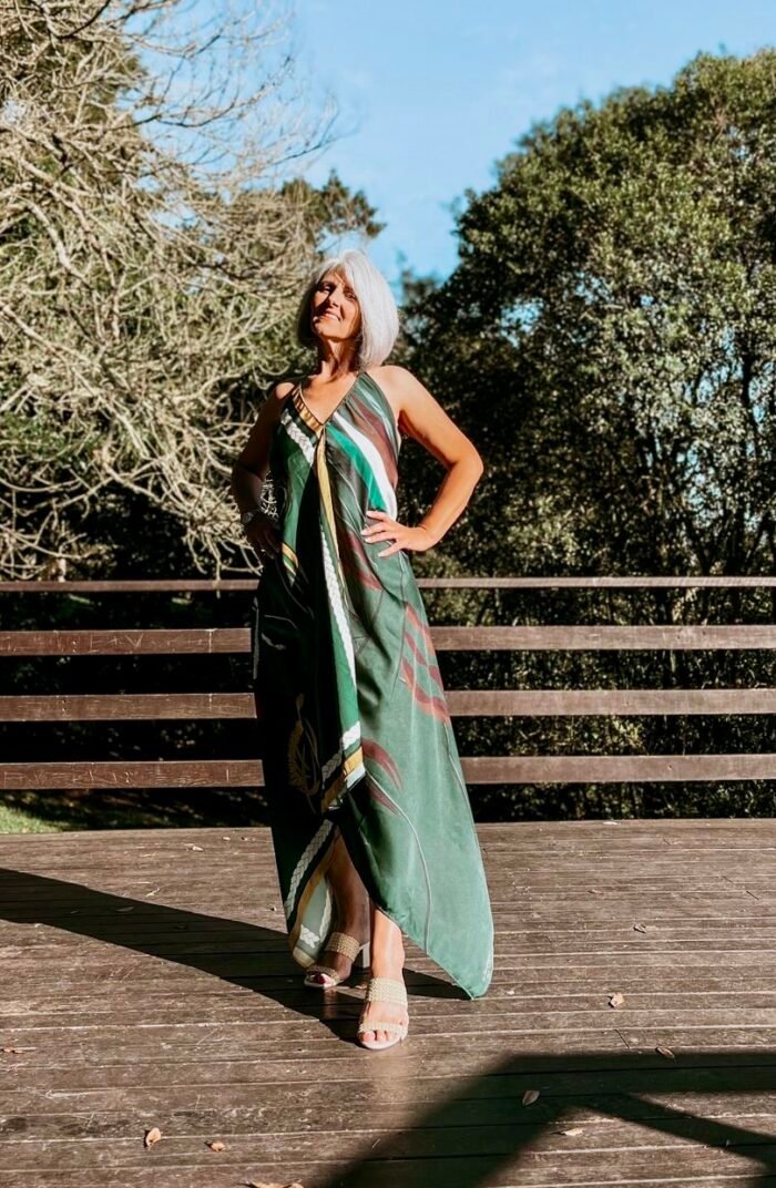 Verde Imperial Wrap Dress
