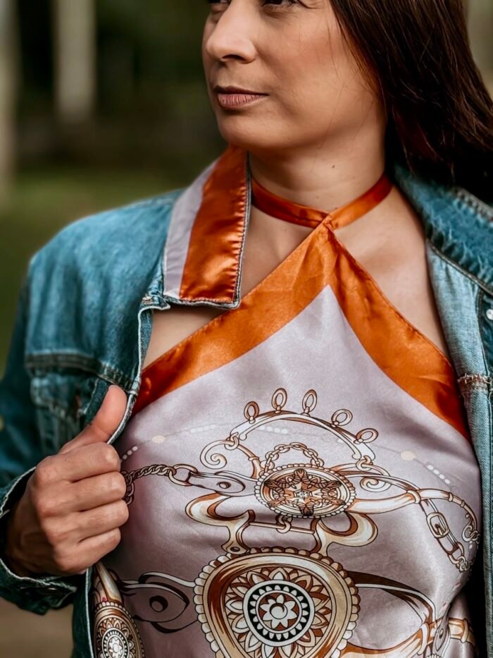 Versa Denim Jacket with Silk - Image 8