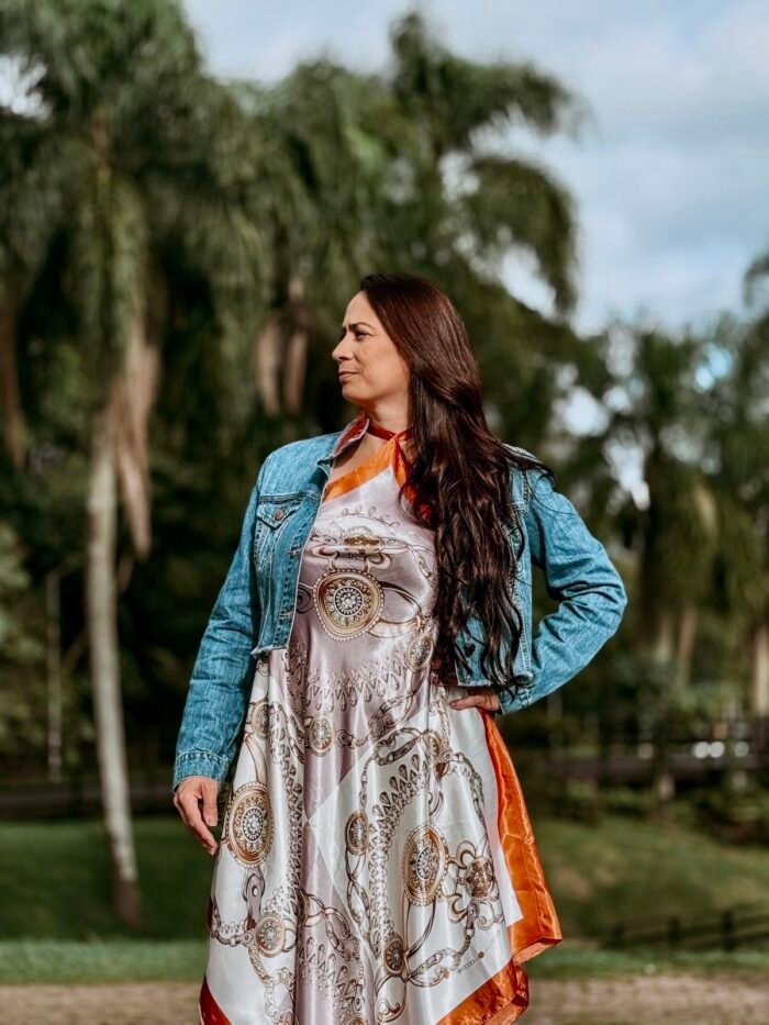 Versa Denim Jacket with Silk - Image 10
