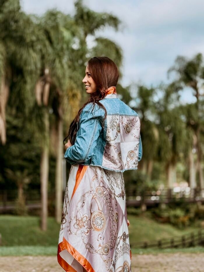 Versa Denim Jacket with Silk - Image 3