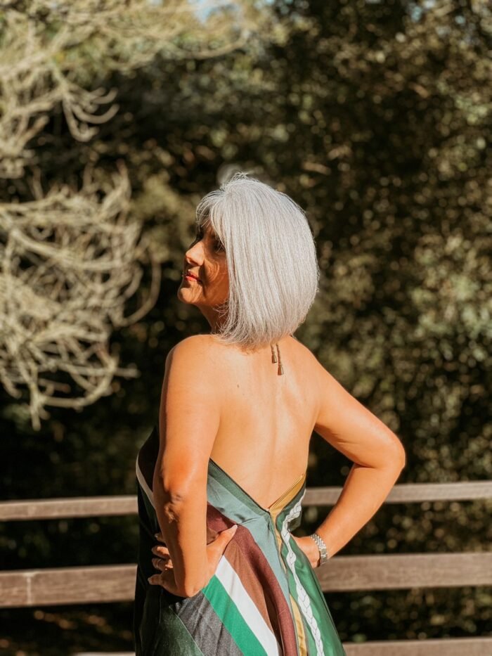 "Verde Alma" Wrap Dress