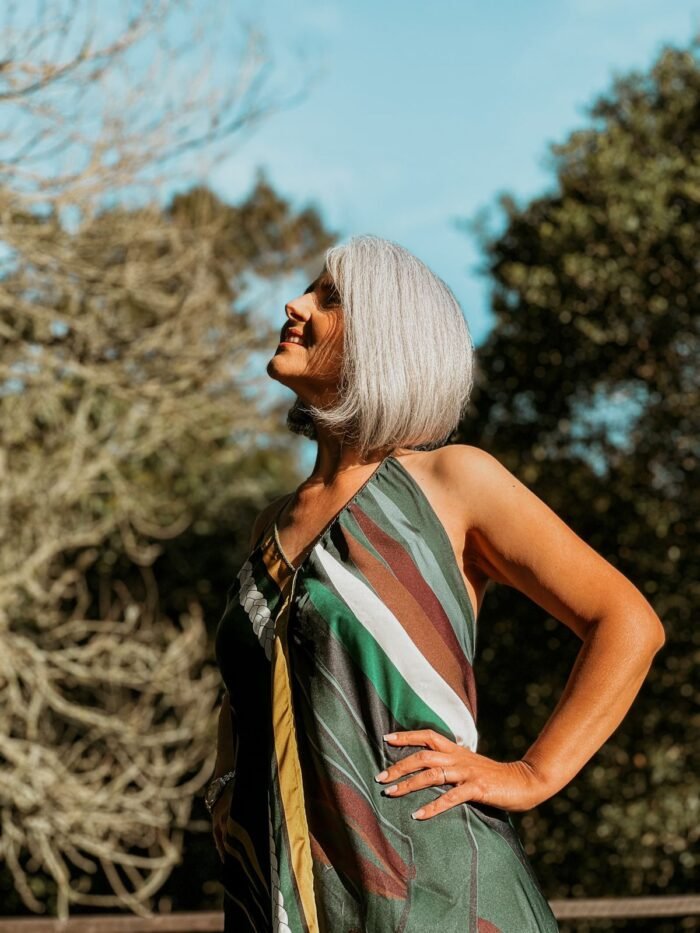 "Verde Alma" Wrap Dress - Image 5