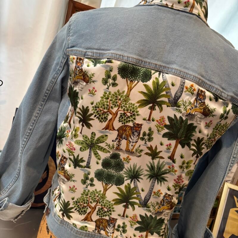 custom animal and tiger style jackets. 100% silk