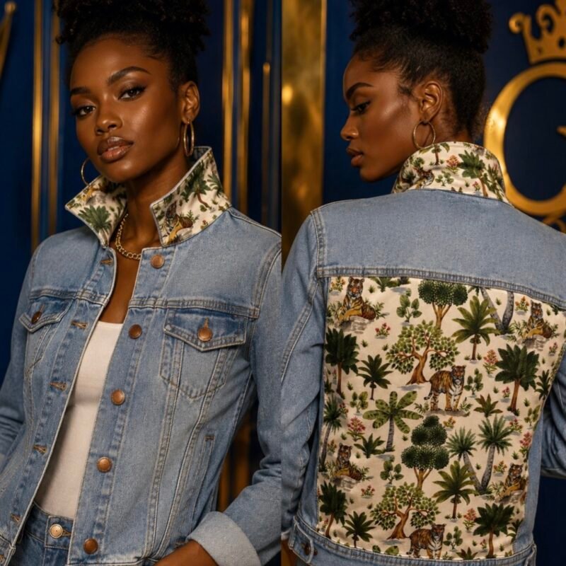 custom animal and tiger style jackets. 100% silk